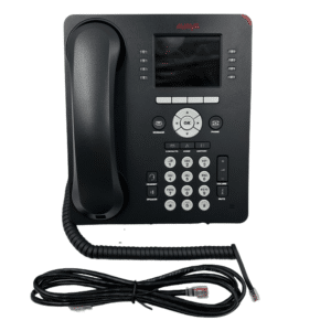Avaya 9611G IP Phone with color display and Gigabit Ethernet connectivity