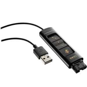 Plantronics DA80 USB Audio Processor Headset Adapter Black 201852-01