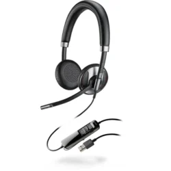 202580-01-N Plantronics Blackwire C725 USB Corded Headset – Professional Noise-Canceling UC Headset