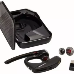 Poly Voyager 5200 UC wireless Bluetooth headset with USB dongle and charging case – Model 206110-101-N – new