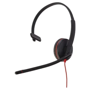 Plantronics Blackwire 3215 Mono Headset USB-A Wired with 3.5mm Jack Comfortable Fit 209746-101
