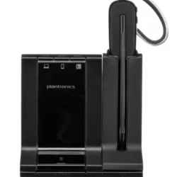 Plantronics Savi 8245-M USB-A Wireless Headset 211837-01-N with base station and accessories. 214900-01,211837-01 7W6D1AA#ABA,