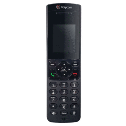 New OEM Polycom VVX D60 Wireless Phone 2200-17821-001-N with charger and belt clip