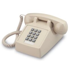 Cortelco 250044-VBA-20F ash desk phone with flash button
