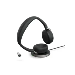 Jabra Evolve 65 Flex Headset – Model 26699-999-989-N with foldable design and mic boom
