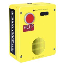 GAI-Tronics Emergency Telephone 393-001-N single-button auto-dial surface-mount phone in yellow
