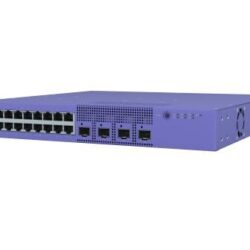 Extreme Networks 5320-16P-4XE-DC 16-port PoE+ switch with DC power, 1G SFP ports upgradeable to 10G, and MACsec encryption