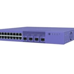 Front view of Extreme Networks 5320-16P-4XE managed PoE+ switch with 16 Ethernet ports and 4 SFP uplinks