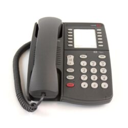 Avaya 6220 Analog Phone – Powerful and reliable voice communication with a sleek gray design