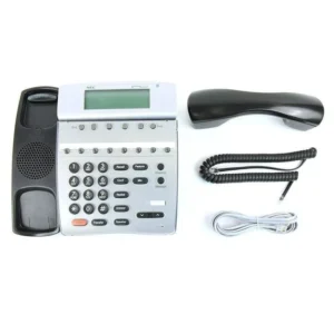 NEC DTR-8D-2 black digital business phone with LCD display