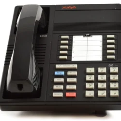 Lucent 8410B-B black digital office phone with display and 10 feature buttons