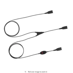 Jabra Supervisor Y Training Cord 8800-02-01-N with mute switch for headset call monitoring
