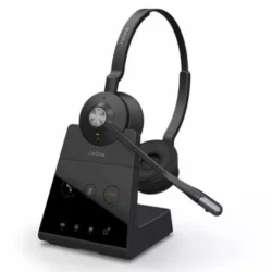 Jabra Engage 65 Stereo Wireless Headset with Noise-Cancelling Microphone - Dual Connectivity for PC and Desk Phone - Lightweight Design 9559-553-125 NEW