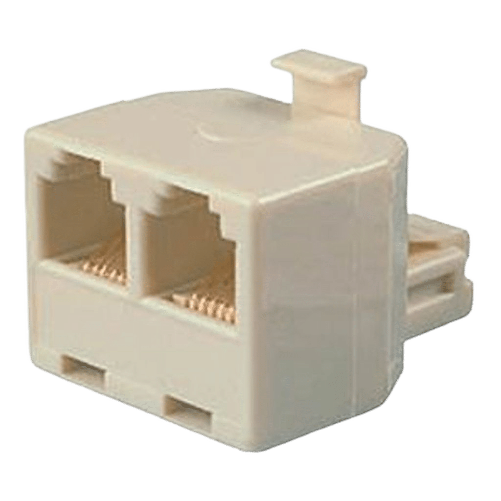 Allen Tel AT267C-WE T Adapter – 2-Line for Efficient Phone Line Management