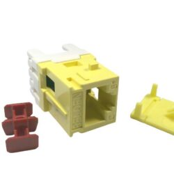 Belden CAT6+ Modular Jack RJ45 MDVO style Yellow AX101069