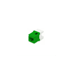 Belden CAT6+ Modular Jack, RJ45, MDVO style, Green AX101070