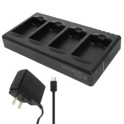 Quad Battery Charger for SpectraLink 6000/8000 CH-TF4-BPL-N Fast Power Solution