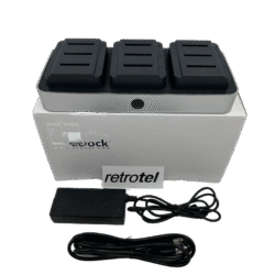 zDock Multi-Battery Charger 3-Bay Rack CI821U3B-N for Cisco 8821 Batteries