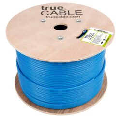 Cat5E Plenum Cable – 1000' Bulk Box, Blue (CMP4P24L5BL) for High-Speed Networking