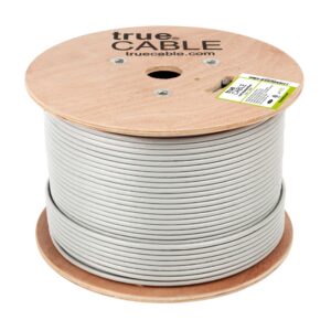 Cat6 Plenum Cable – 1000' Bulk Box, Blue (CMP4P24L6BL-M-SX) for High-Speed Networking
