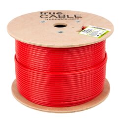 CAT6 Solid UTP Plenum - Red - 1000' Bulk Box CMP4P24L6RD-M-SX
