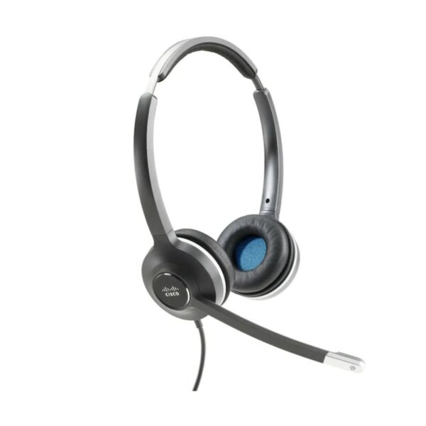 Cisco 532 Wired Headset CP-HS-W-532 with USB-C, USB-A, and RJ9 connectors for high-quality professional audio