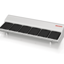Ascom Myco 3 Battery Pack Charging Rack CR8-AAAA – Holds 6 Batteries