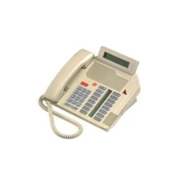 Nortel M5216 digital business phone in ash finish with display and programmable keys