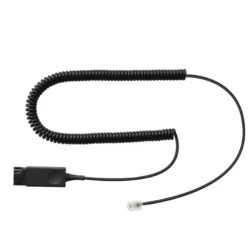 Addasound Direct Connect Cable DN1004 Mitel QD to RJ9 headset adapter