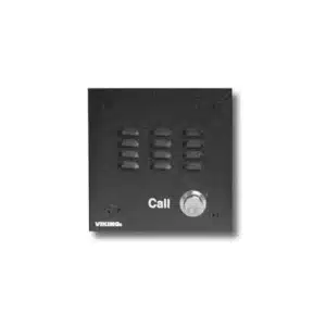Viking Electronics Speaker Phone w/ Call Button and Black Aluminum Faceplate E-10A