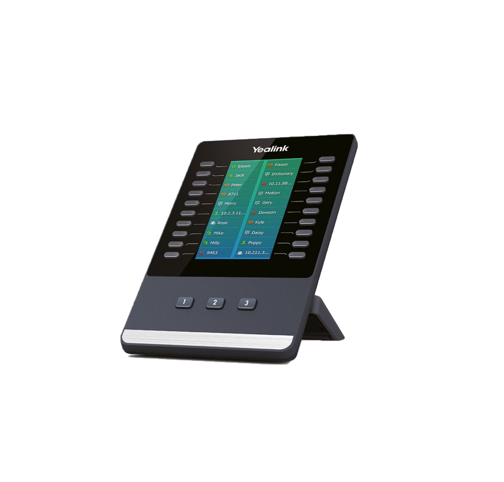 Yealink EXP50 Color-Screen Expansion Module New EXP50-N 4.3-inch LCD with 60 programmable keys for T5 Series phones