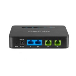 Grandstream HT812 V2 2 FXS 2 GigE NAT Router | VoIP ATA Adapter