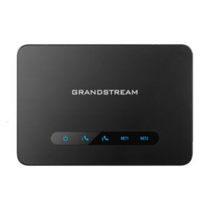 HT812-N Grandstream HT812 2-Port FXS VoIP ATA with Gigabit NAT Router – Secure Analog Telephone Adapter for HD Voice and Fax