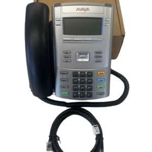 Avaya 1120E IP Deskphone front view with high-resolution display and keypad
