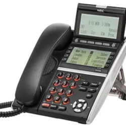 NEC DT800 Dual Display Phone ITZ-8LDG-3 – Advanced communication with dual LCD screens, black