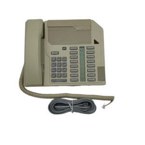 M2616 Basic Aries 2 Ash digital phone with 16 programmable keys in ash gray finish