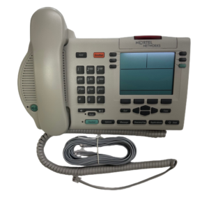 Nortel M3904P multi-line digital phone in Platinum with display and headset support