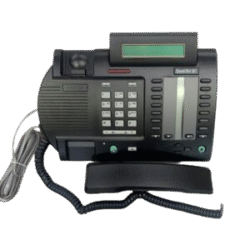 M6320 Aastra Centrex Phone with Power Supply in black – business-grade analog desk phone