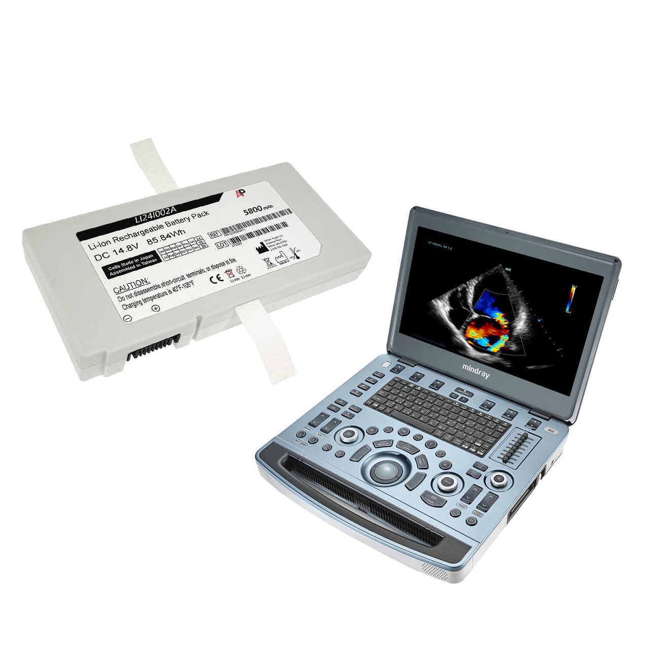 MB-M8-L Replacement Battery for Mindray M8 M9 TE7 ultrasound and SV300 SV350 ventilators