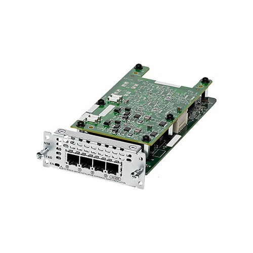 NIM-4FXO-N Cisco 4 Port Network Interface Module FXO voice gateway card for Cisco ISR routers