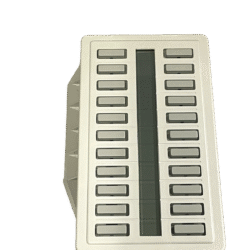 Meridian NT2K22XH35 Key Expansion Module – ash finish, programmable key add-on for Nortel deskphones