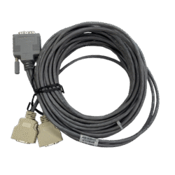 NTCK80AC 35ft DDP to MSDL cable coiled with visible molded connectors NTCK80AC
