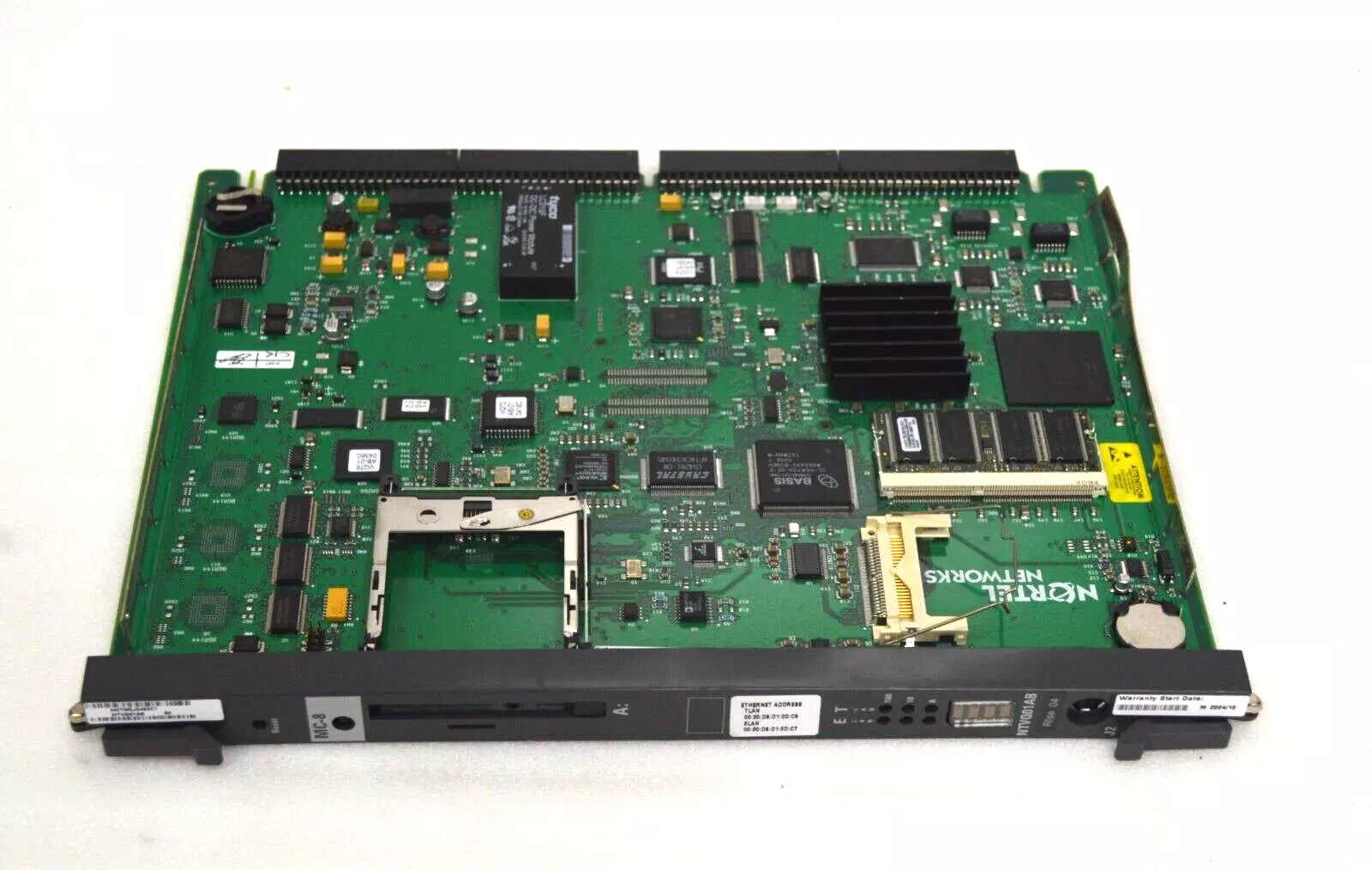 8 Port Media Card NTVQ01AA for Nortel voice gateway systems