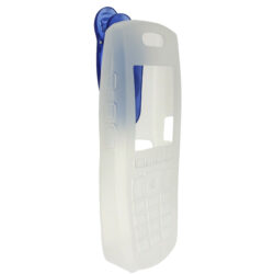 Spectralink 8440 healthcare grade clear silicone cover with black swivel belt clip P-37180C-N