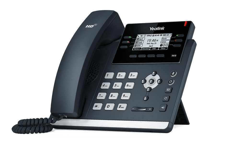 Yealink T41S SIP Phone – Black | HD Voice & VoIP-Ready Business Phone