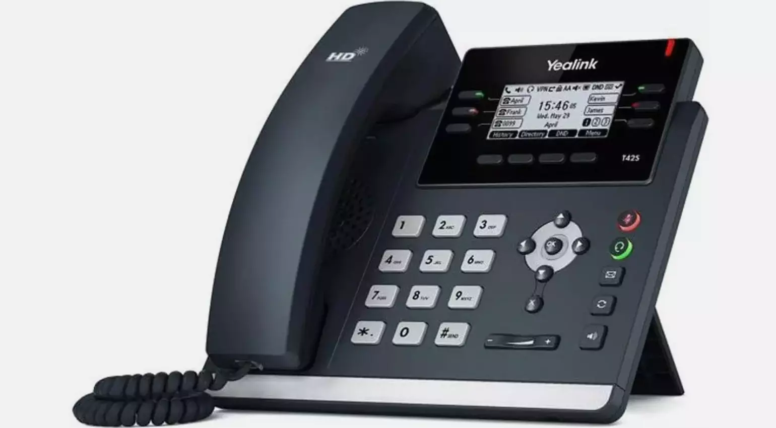 Yealink T42S SIP Phone – Black | HD Audio & Advanced VoIP Features