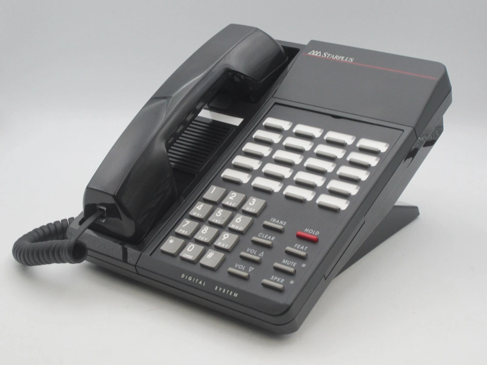 Vodavi Starplus DHS Enhanced Phone SP7312-71 in charcoal finish for business use