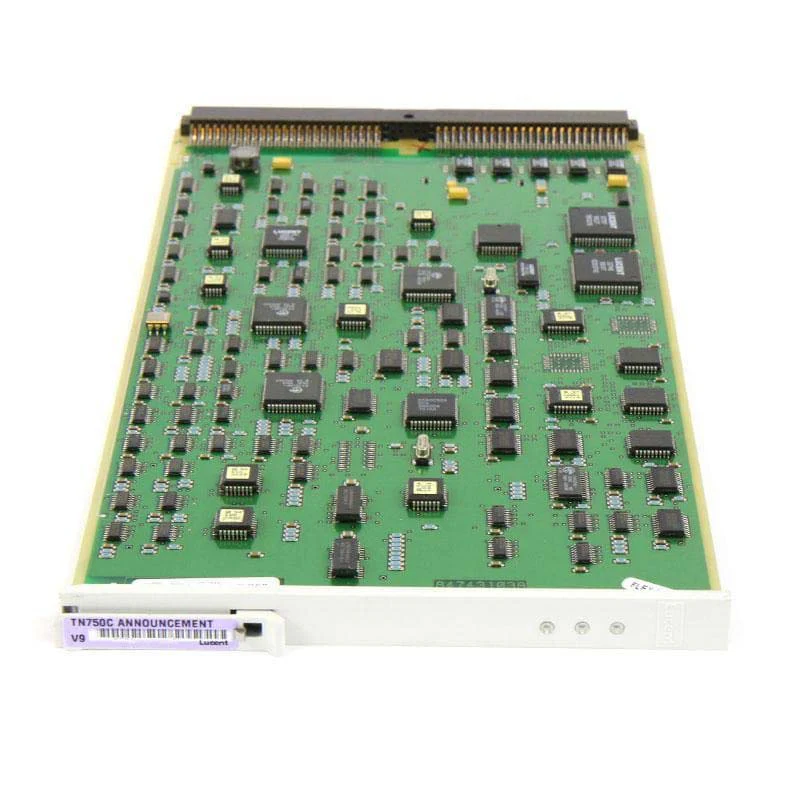 Avaya TN750C Announcement Card for voice prompts, greetings, and IVR playback