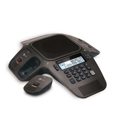 VTech ErisStation VCS704 IP Conference Speakerphone – With 4 Wireless Mics | HD Audio | Black - Image 2