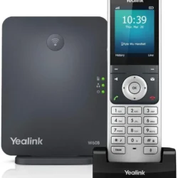 Yealink W60P Wireless DECT IP Phone - Base Station and Handset